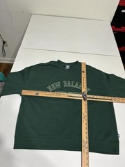 New Balance Sweatshirt Large Green Athletic Crewneck Y2k Sportswear Casual Retro