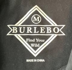BURLEBO Men’s M Long Sleeve Performance Hoodie Black Lightweight CrossFit Mayhem