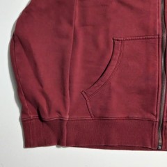 Tommy Hilfiger Men’s Size Medium Full Zip Hoodie Burgundy Red Long Sleeve Logo