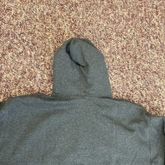 USMC United States Marine Corps Heather Grey Puff Letter Hoodie Sweatshirt XL