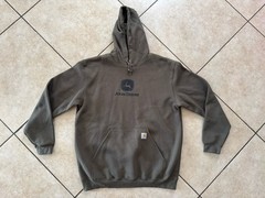Carhartt John Deere Loose Fit Midweight Hoodie Moss Green Men’s XL K121