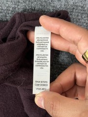 Alo Yoga Crew Neck Sweatshirt Mens Medium Plum Purple Boxy Oversized