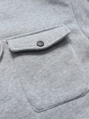 Spring Autumn New Men’s Multi Pocket Hoodie with Velvet Casual Zipper Hoodie.