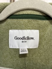 NWT Goodfellow Men’s ￼Green Fleece 1/4 Zip Pullover Size XXL Pockets Soft