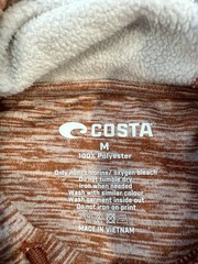 Costa Hoodie Sweatshirt Mens Medium Pullover Active Sport Logo Performance