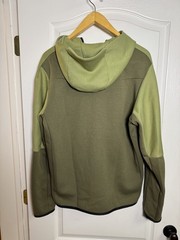 Nike Tech Fleece Hoodie Mens Medium Olive Green Full Zip Windrunner Jacket