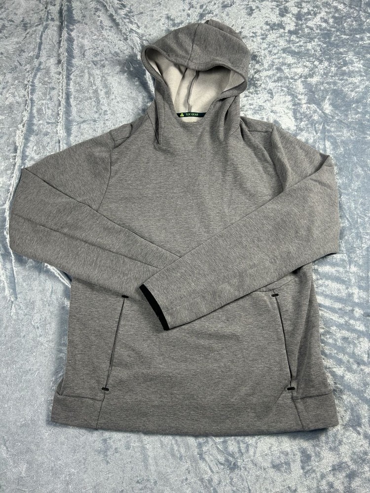 Tek Gear Essential Fleece Hoodie Gray XL 18/20