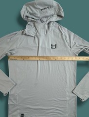 Himali Grid Hoodie Men’s Eclipse Sun Hoodie Gray Storm Spf Hiking *read*