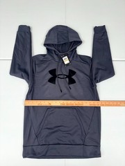 Under Armour Fleece Big Logo Hoodie Mens Gray 1379743 Pick Size NWT $60
