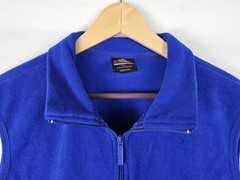 Knocker Activewear Men’s Vest Size XL Blue Fleece Sweatshirt Sleeveless Jacket