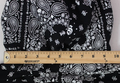 Dogg Supply By Snoop Dogg Pullover Hoodie Men’s Size L Black White Paisley