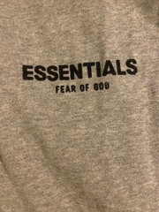 essentials hoodie dark oatmeal medium