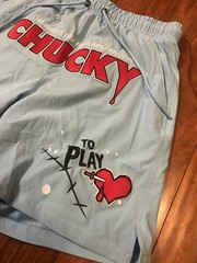 Child’s Play Chucky X Shoe Palace Baby Blue Shorts M