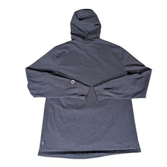 Champion Mens Navy Blue Script Logo Long Sleeve Hooded T-Shirt Jersey Hoodie