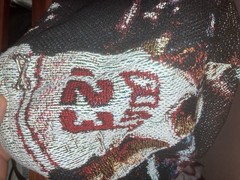 Brand X Studios Designer Brand Michael Jordan 3 Tapestry Pullover Hoodie Medium