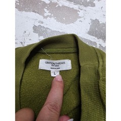 Grayson Threads NASA Sweatshirt Olive Green Purple Graphic Pullover Large