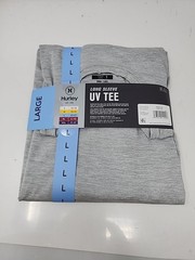Hurley Men’s Sunny Side Hybrid Stretch Tagless UV T-Shirt L Grey
