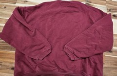 BUM Equipment Vintage 1990’s Deep Red Logo Sweatshirt Unisex Size L