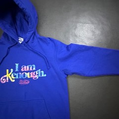 Barbie Movie Hoodie Adult Medium Blue Tie Dye Kenough Mattel Official Merch Ken