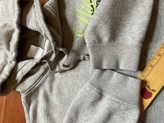Nike Golf Sweatshirt Hoodie Gray Logo Swoosh Athleisure Mens Large Sports