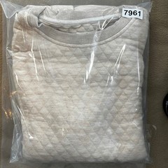 Marine Layer Men’s Corbet Quilted Crewneck Size Medium Oatmeal