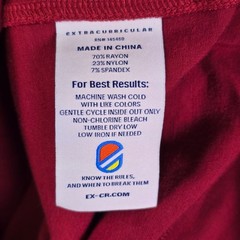 Extracurricular Performance Hoodie Large Red Golf Activewear Streetwear Trainer