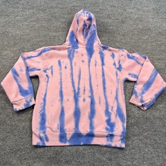 Von Dutch Bleached Hoodie Teens 14/16 Large 18×21 Pink Blue