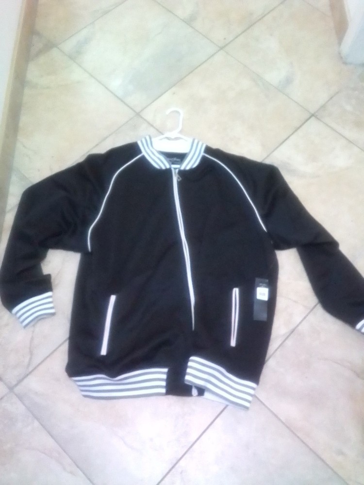 knockout Track Jacket Zip Sweat Jacket Size 3X Fashion Streetwear Hip Hop