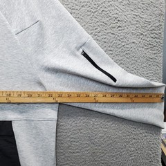 DSG Sweatshirt Mens Large Light Heather Gray Sport Fleece 4-Way Stretch 1/4 Zip