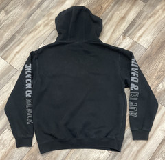 Pro Club Team Raider Nation Heavyweight Sliver & Black Hoodie XL