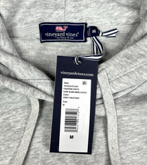 Vineyard Vines Men’s Fashion Knit Hoodie Heather Grey Size Medium (M) – NEW