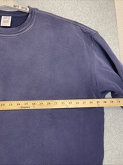 Blanks by Thirteen Men 2XL Faded Blue/Purple Cotton Heavyweight Sweatshirt USA