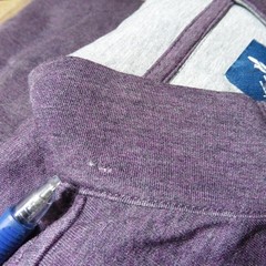 JOHNNIE-O Mens L LARGE PULLOVER SULLY 1/4 ZIP ROYAL PLUM PURPLE GOLF SWEATSHIRT