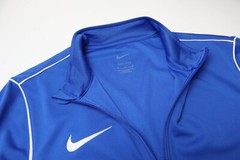 Nike Dri-Fit Sweatshirt Mens M SPORTS Zip Pockets Blue Logo