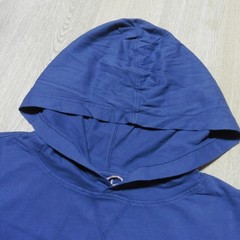 JOHNNIE-O Mens S SMALL HOODIE NAVY BLUE PULLOVER T SHIRT LONGSLEEVE