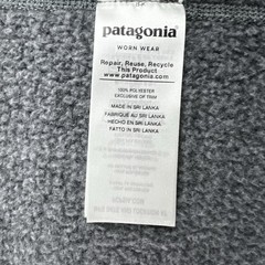 Patagonia grey weave men zippered jacket Medium great condition All seasons