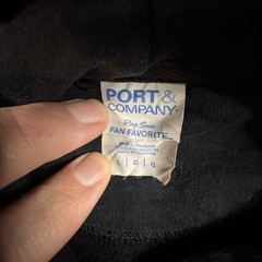 Port & Company Men’s L Navy NY Statue of Liberty USA Hoodie SEE DESCRIPTION