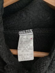 Mexican Baja Black Large 42-44 Hooded Jacket By Molina