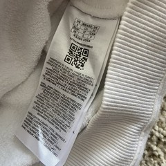 GUESS U.S.A. Distressed Varsity Hoodie S 100% Cotton