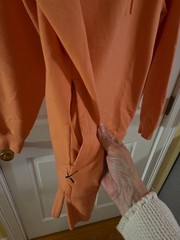 CUTS Brand Mens/Womens Size. M Split Hem Pullover Sweatshirt Hoodie, Coral