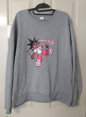 Lil Uzi SZ XXL Light Gray Unisex Crewneck Sweatshirt. Please Read Seller Notes