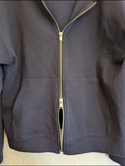 GAP Men’s Sz M Navy Two Way Full-Zip Activewear Hoodie
