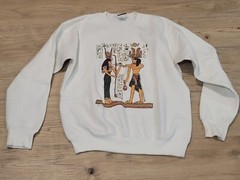 Vintage 90s Lee Sturdy Sweats Large Womens Sweatshirt Egypt Gods Made In USA