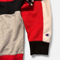 Champion tag color-block hoodie