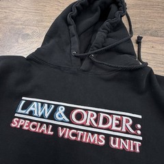 Vintage Law & Order Hoodie Mens Medium Special Victims Unit NBC Experience Store