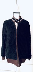 UNBRANDED MENS ZIP UP MICROFIBER x FLEECE REVERSIBLE WORKWEAR JACKET Large/XL