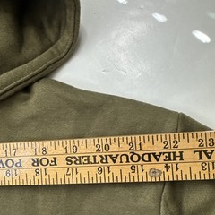 HIP MNL Pullover Hoodie Fleece Mens Sweatshirt Olive Green Sz- M NWT #1963