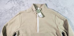 Goodfellow & Co Men’s Polar Fleece Half Zip Sweatshirt, Tan Size Medium