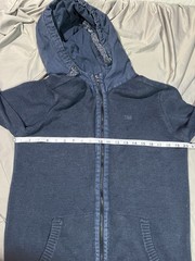 Vintage Triple 5 Soul Men’s Full Zip Hoodie Size Medium Blue Y2K Skater
