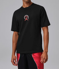 *NEW* Men NIKE AIR JORDAN Broken Record Graphic Tee BLACK (IF3055-010) 👍